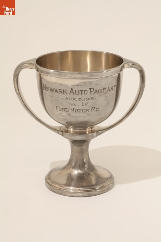 Newark Auto Pageant Trophy Won by Ford Motor Company, 1915