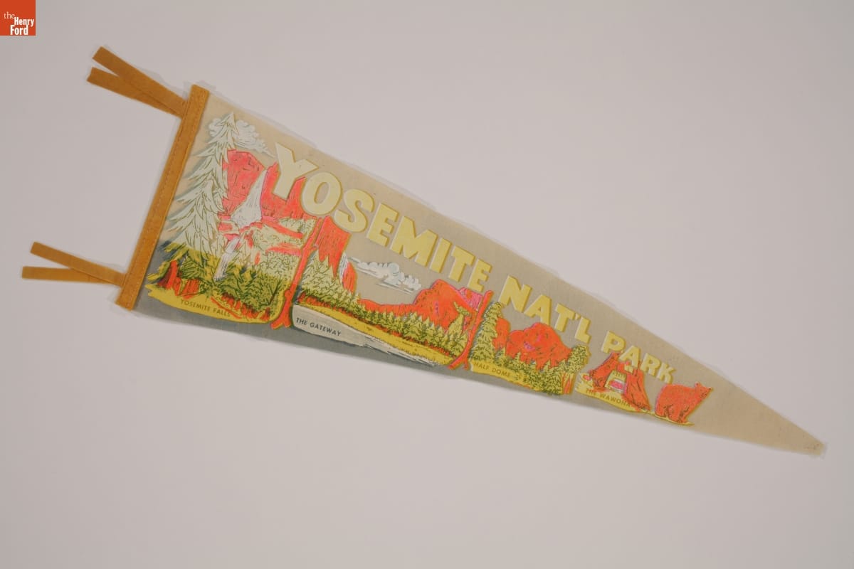 Yosemite National Park Pennant, 1940-1960