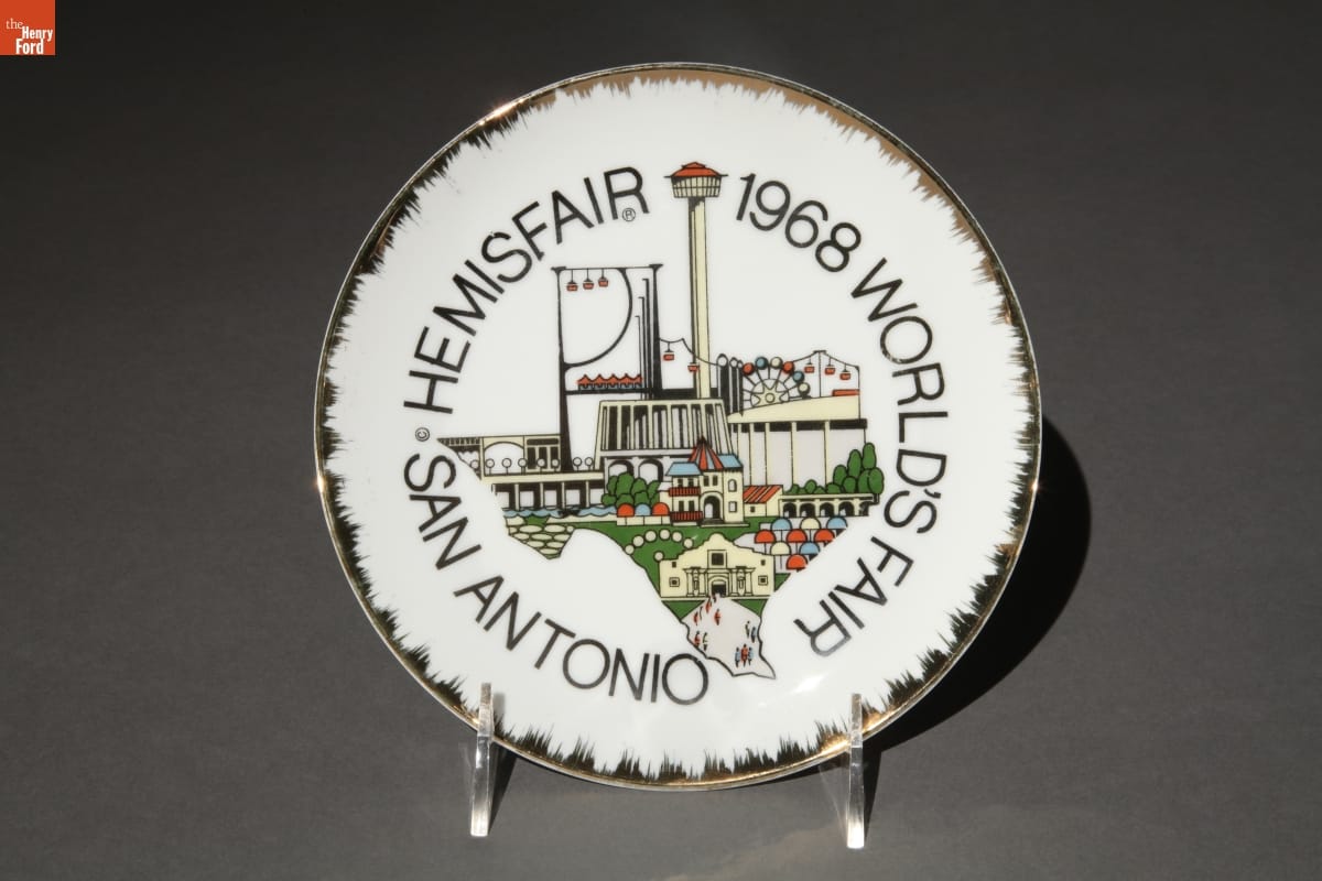HemisFair Souvenir Plate, 1968