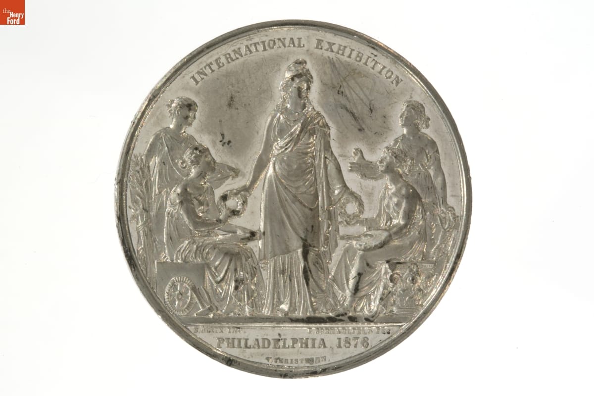 Commemorative Medal, United States Centennial Exhibition, 1876