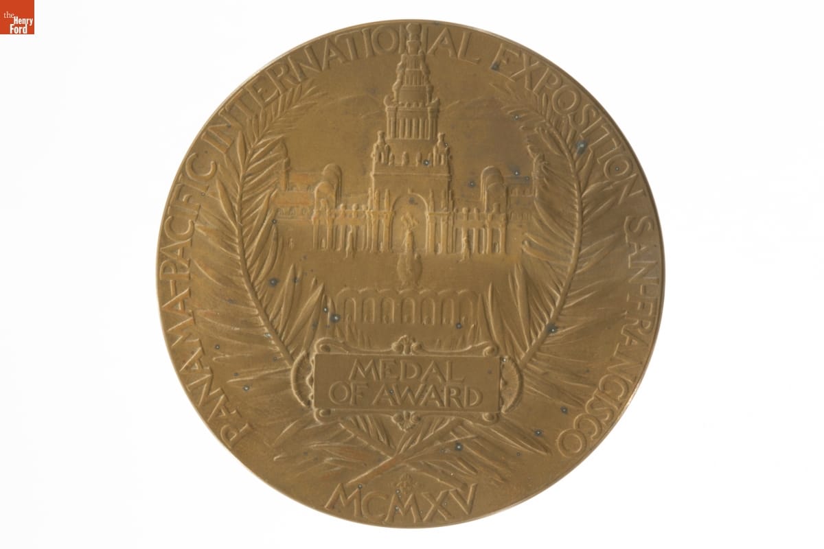 Panama-Pacific International Exposition Award Medal, 1915