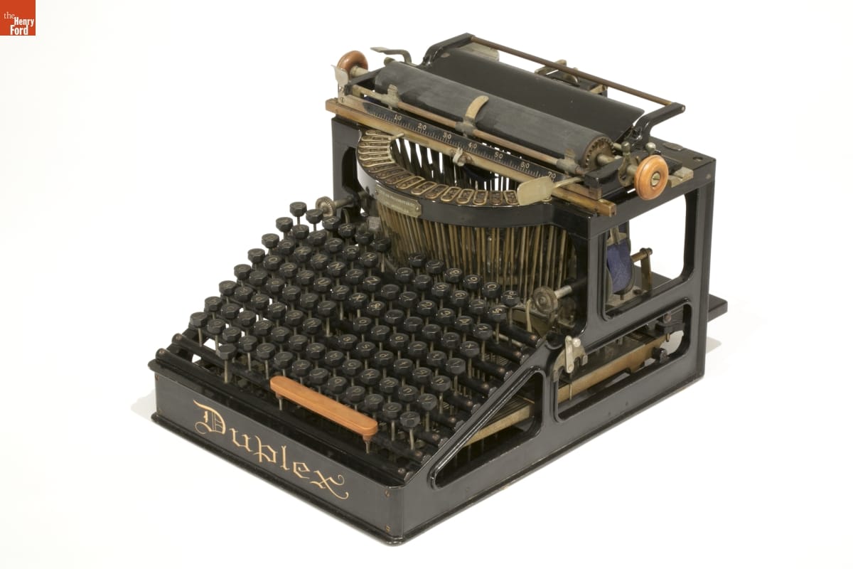 Dennis Duplex Typewriter, 1895-1900