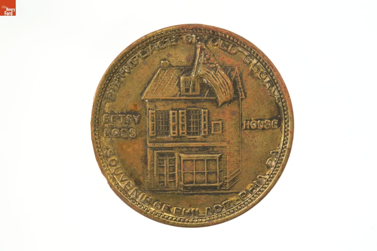 Sesqui-Centennial Souvenir Medal, Betsy Ross House: "Birthplace of Old Glory," 1926