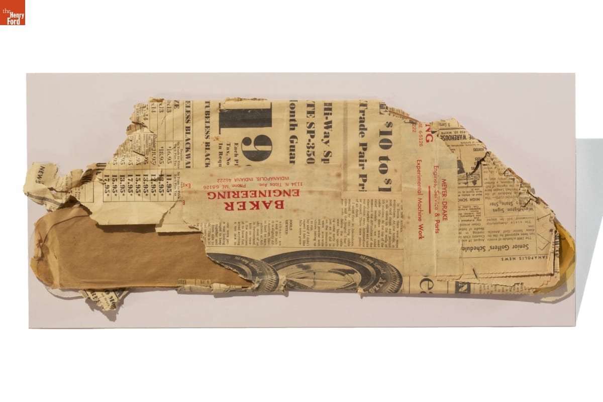 Racing Helmet Face Shield in Wrapper, 1963-1965