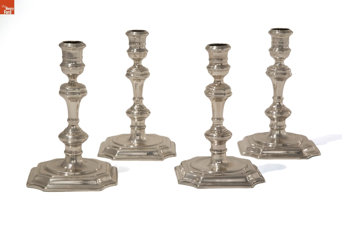 Set of Four Candlesticks, 1726-1727