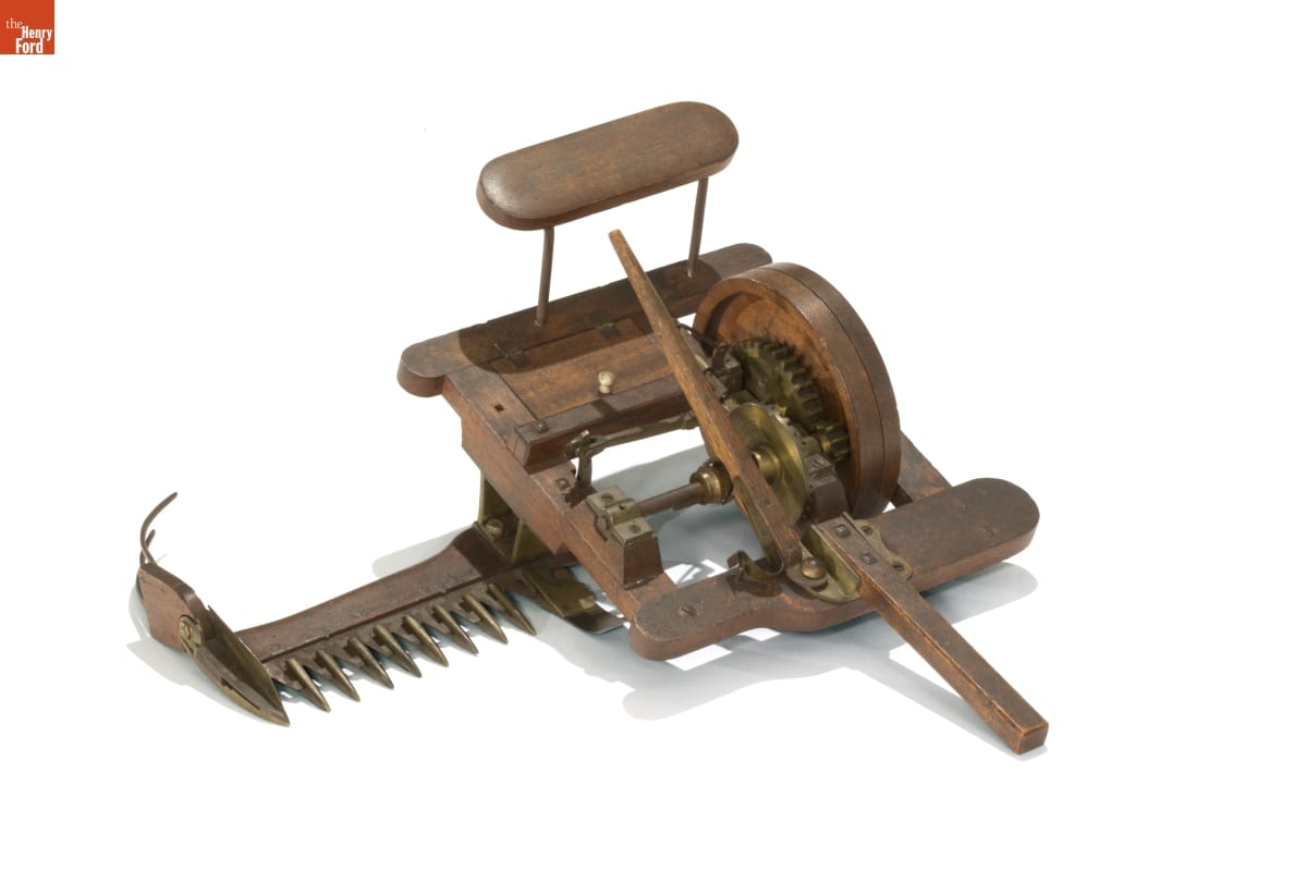 Model of Mowing Machine, circa 1855