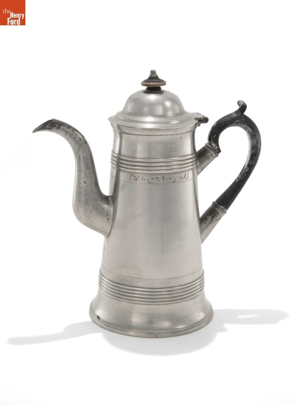 Coffeepot, circa 1840