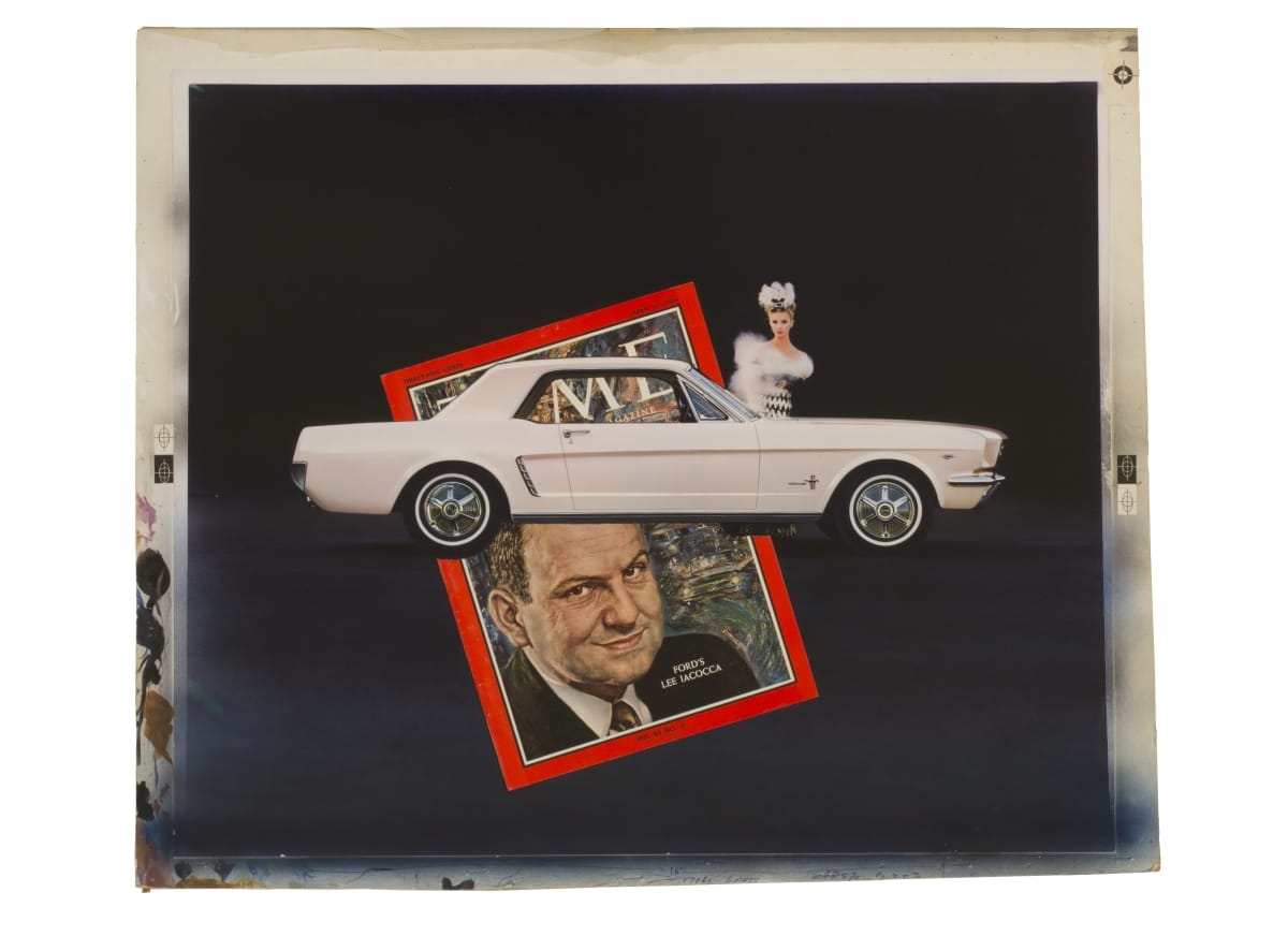 Process Photomontage for 1965 Ford Mustang Advertising