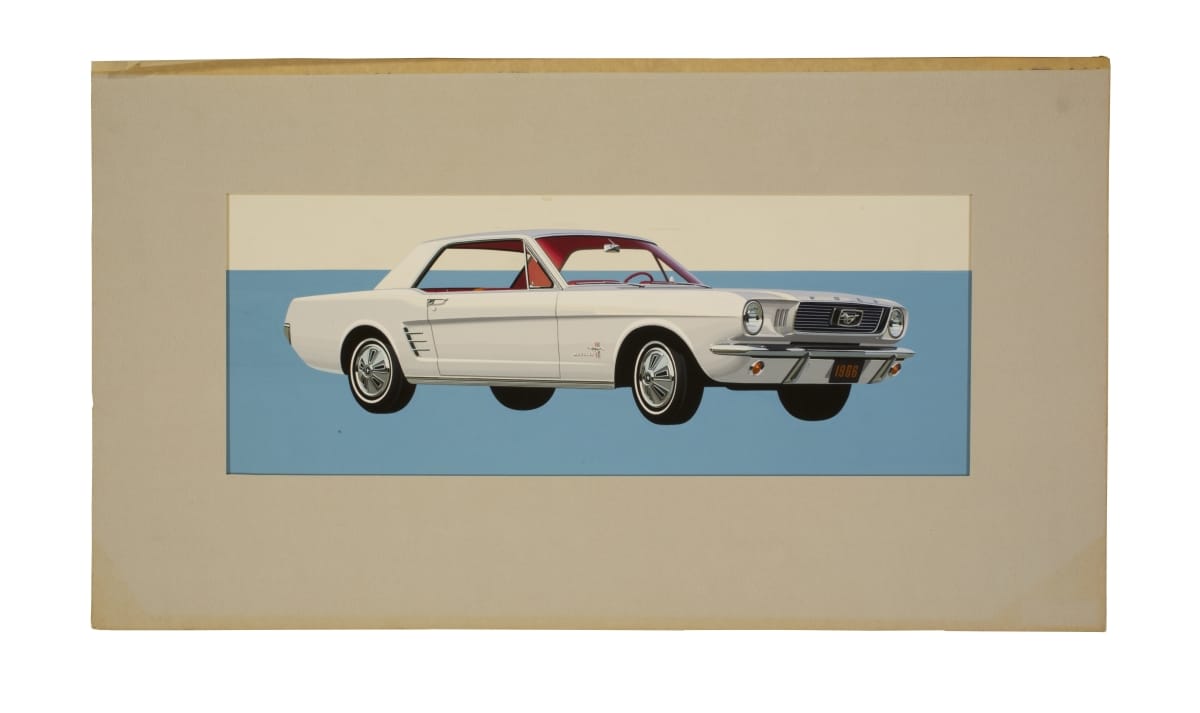 Illustration for 1966 Ford Mustang Advertising