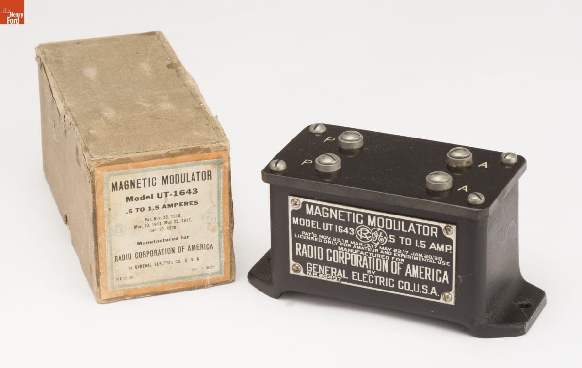 RCA Magnetic Modulator, Model UT 1643, 1921-1925