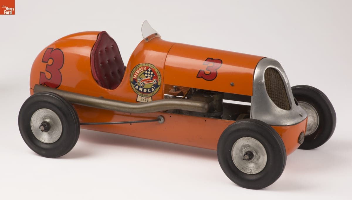 Supersonic "Fat Car" Gas-Powered Racing Tether Car, circa 1938