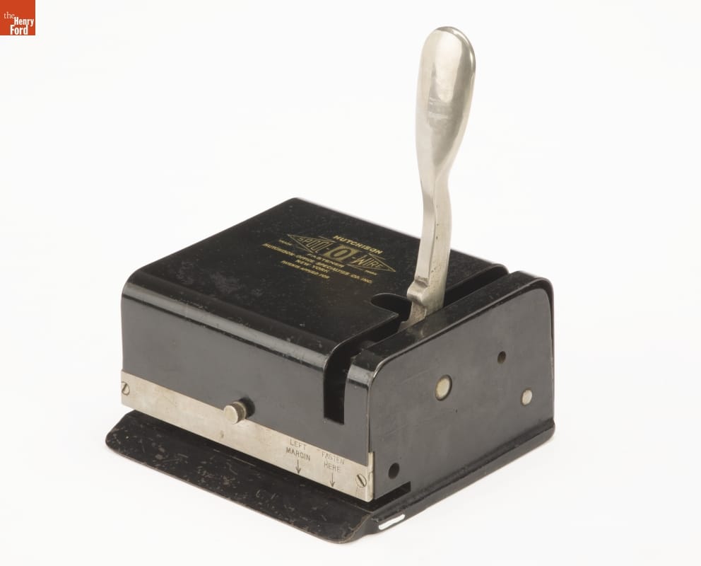 Hutchison Spool-O-Wire Fastener, 1915-1917