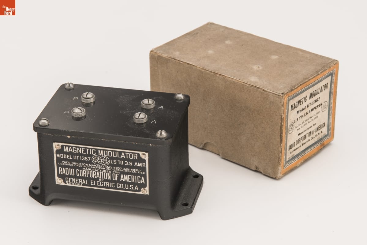 RCA Magnetic Modulator, Model UT 1357, 1921-1925