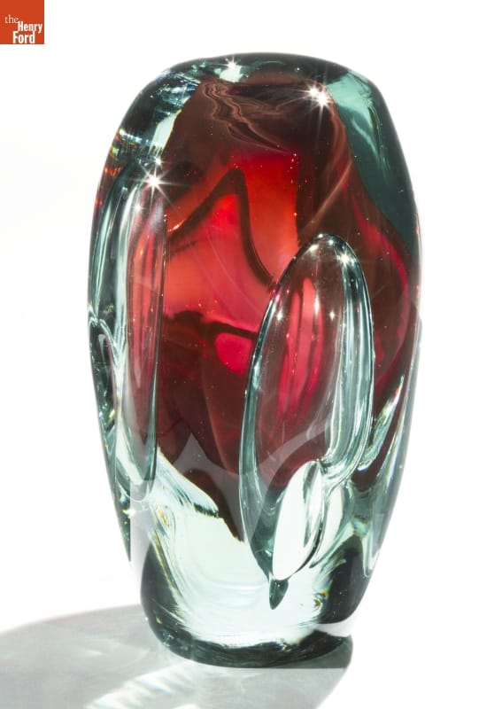 Vase, Attributed to Dominick Labino, circa 1970