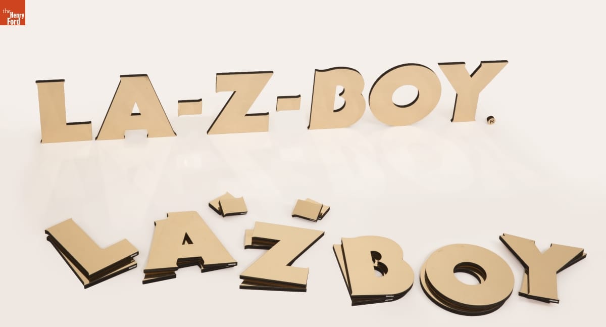 Letters Used in La-Z-Boy Showroom Signs, 1980-1989