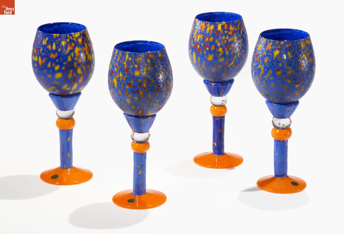 Aspen Blue Goblets by Colin Heaney, 1990-1999