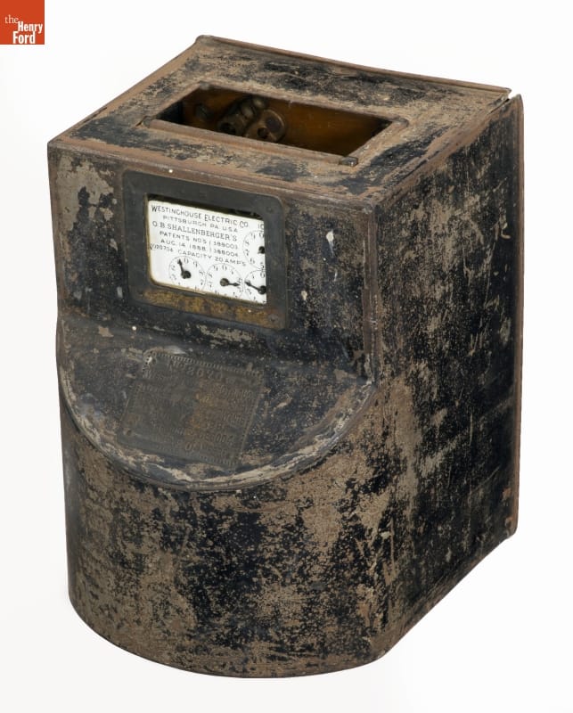 Westinghouse Shallenberger Ampere-hour Meter, 1888-1890