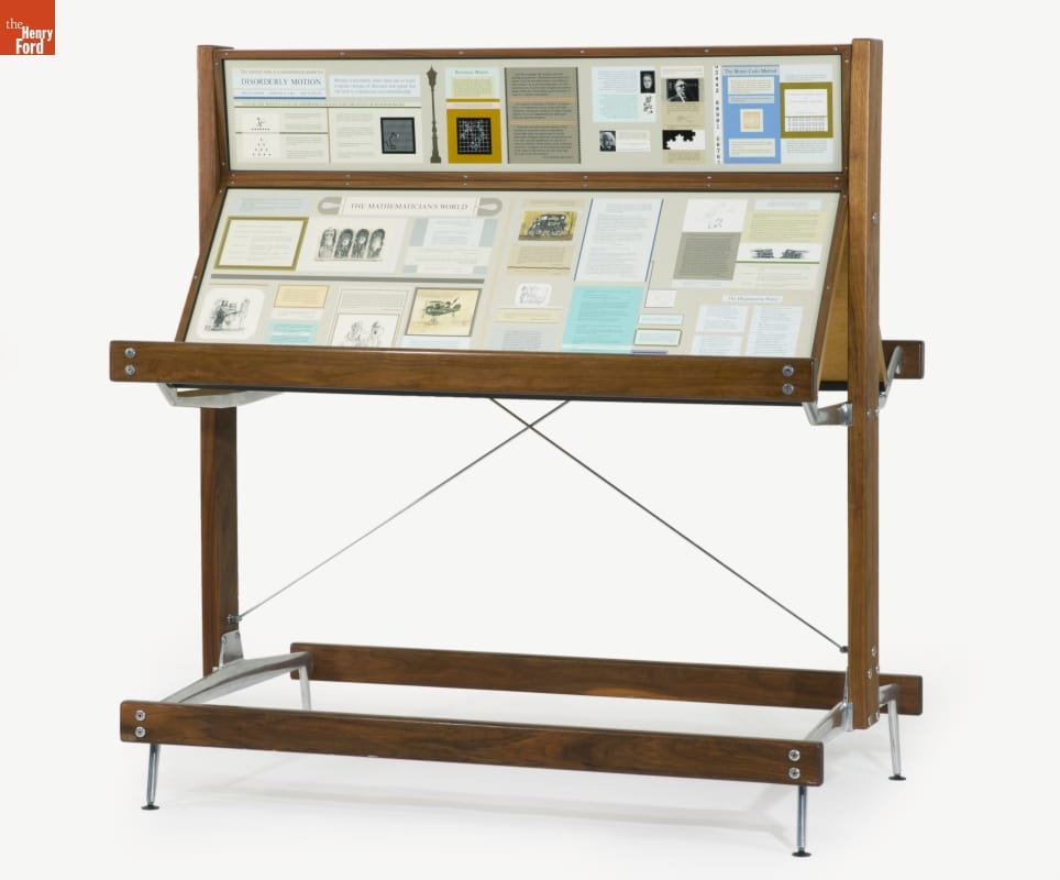 "Disorderly Motion" Reading Stand from Mathematica: A World of Numbers and Beyond Exhibition, 1960-1961