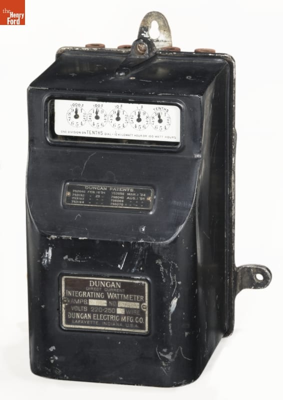 Duncan Model A Wattmeter, 1905-1908