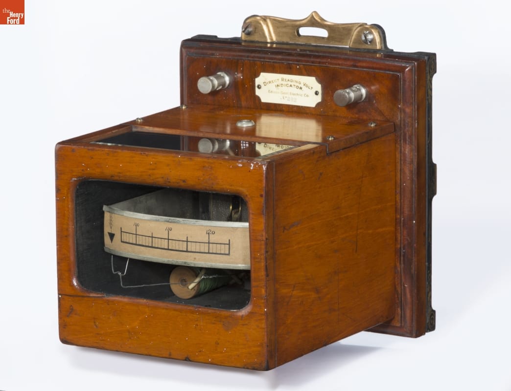 Edison General Electric Company Voltmeter, circa 1890