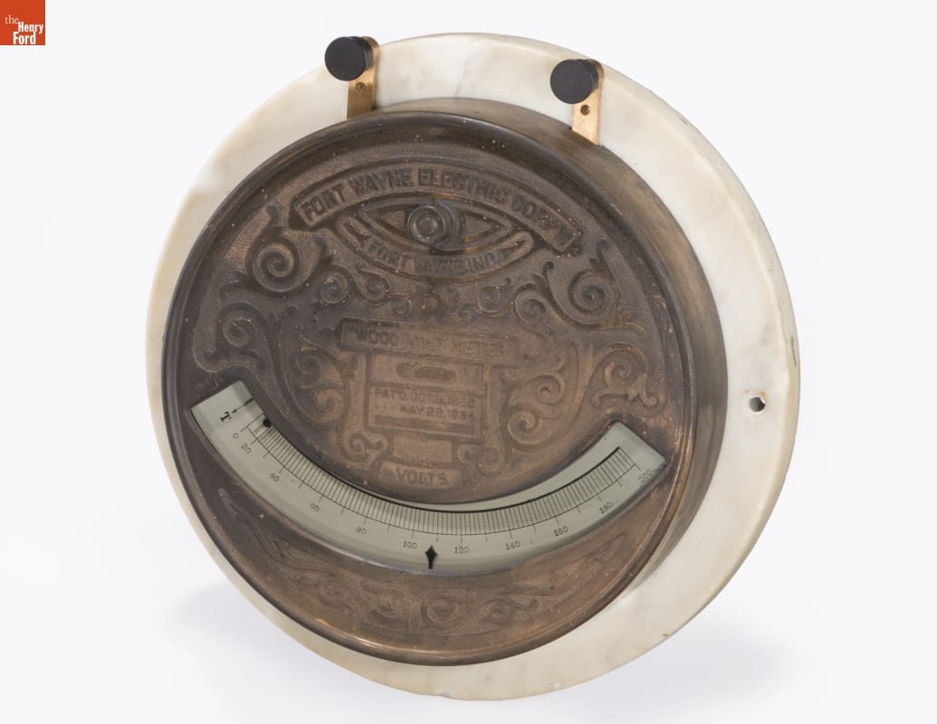 Fort Wayne Wood Voltmeter, 1894-1899