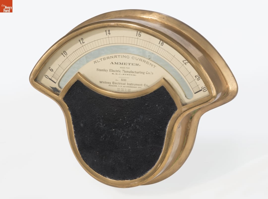 Whitney S.K.C. System Ammeter, circa 1899
