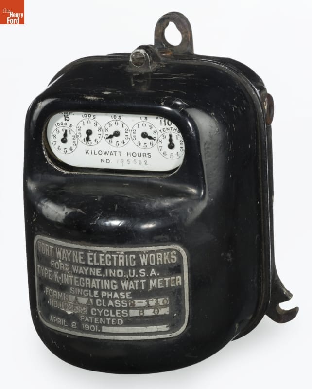 Fort Wayne Type K Wattmeter, 1901-1908