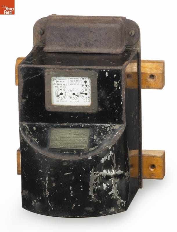 Westinghouse Shallenberger Ampere-hour Meter, 1890-1897