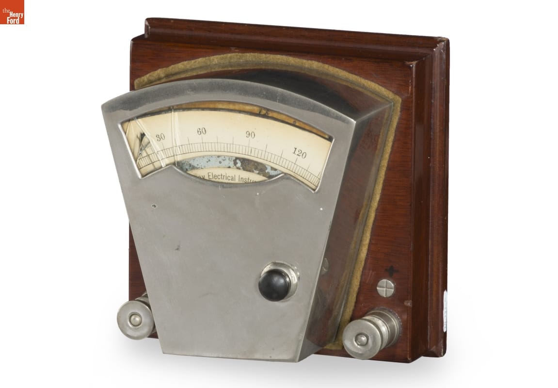 Whitney Switchboard Voltmeter, circa 1892