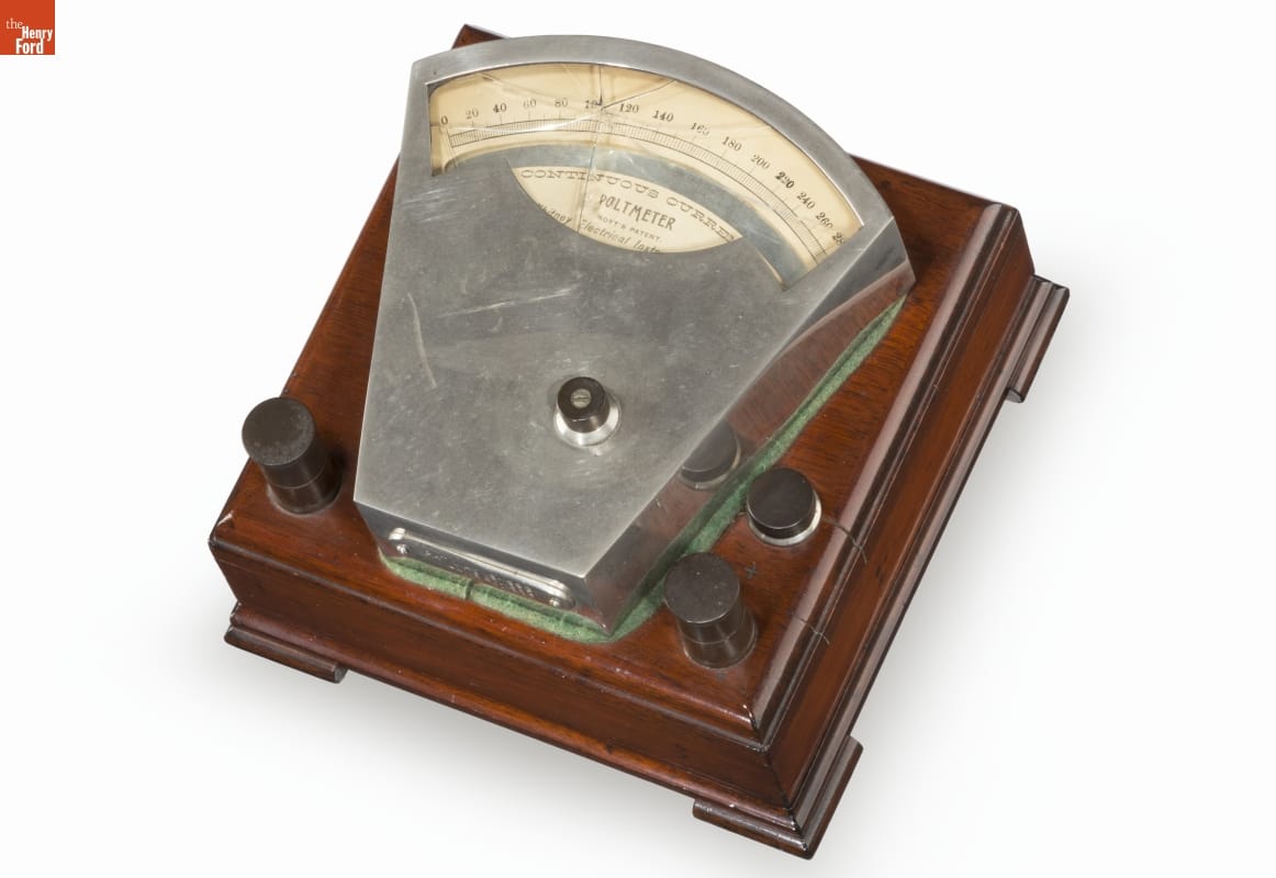 Whitney Switchboard Voltmeter, circa 1894