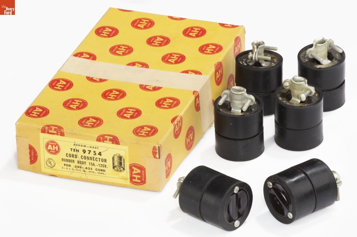 Arrow-Hart & Hegeman #9754 Cord Connectors, 1958-1968