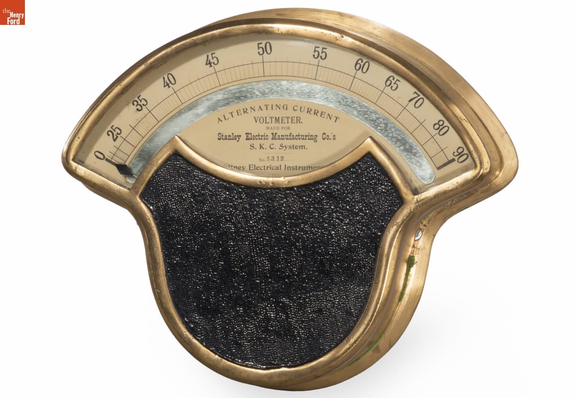 Whitney S.K.C. System Voltmeter, circa 1899