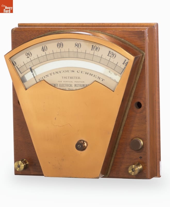 Whitney Switchboard Voltmeter, circa 1893