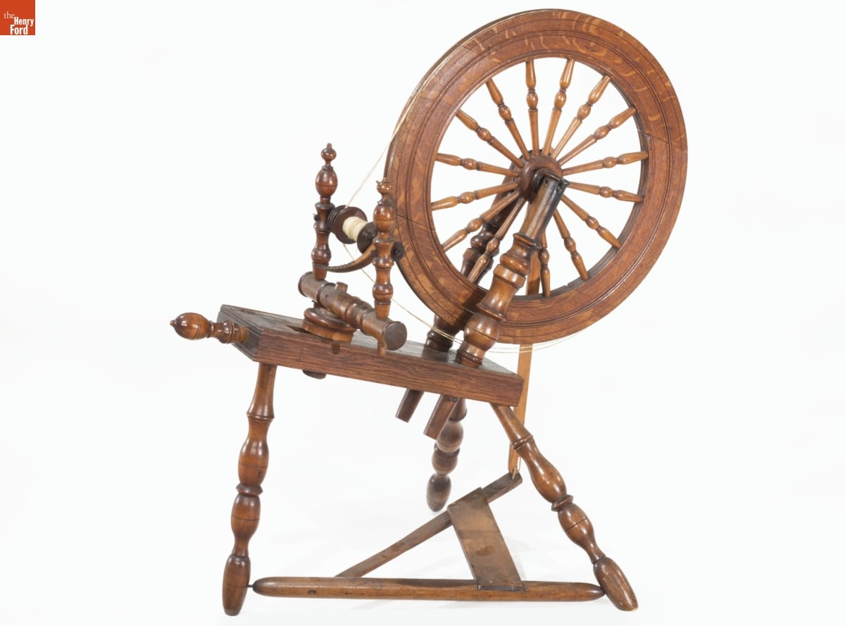Flax Wheel, Made by Joseph Gregg, 1765-1803