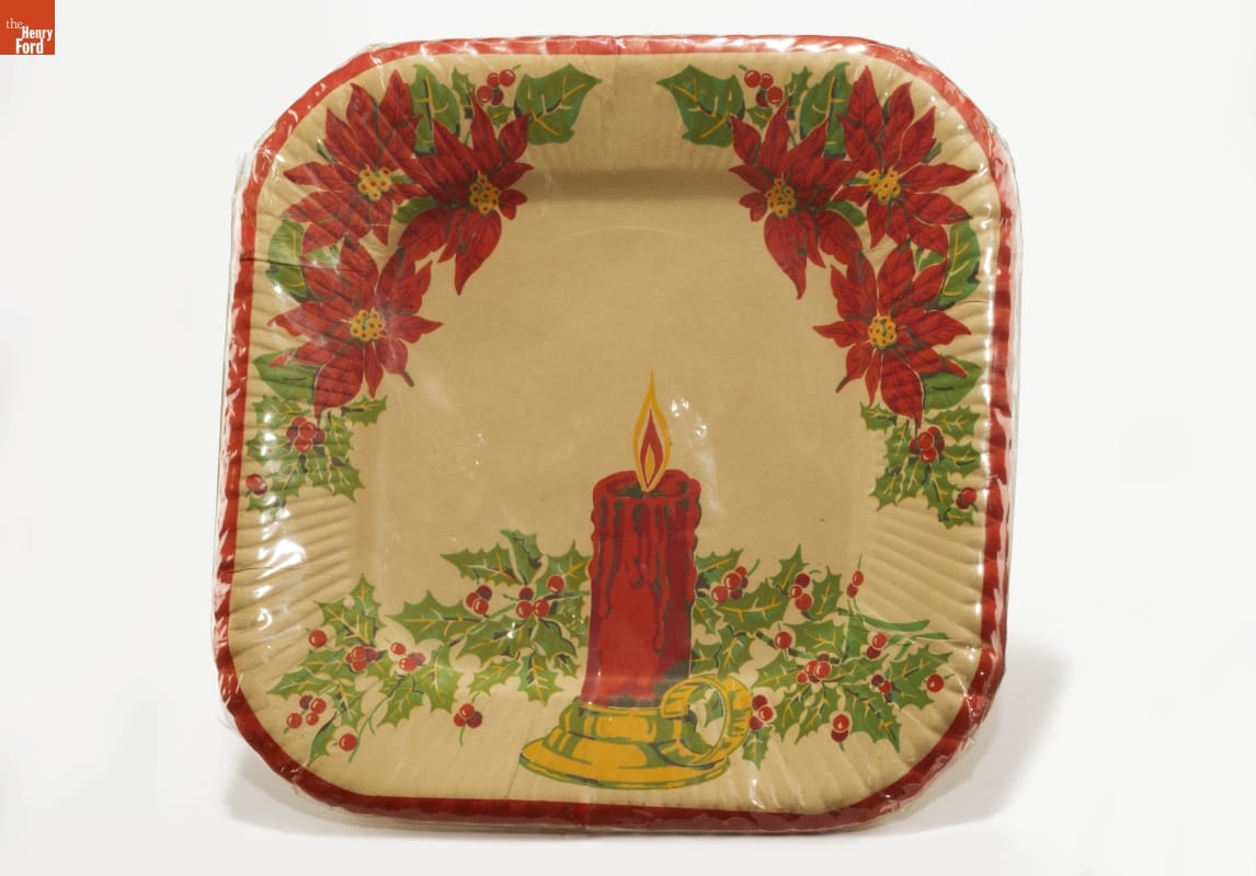 Christmas Party Plates, 1940-1950