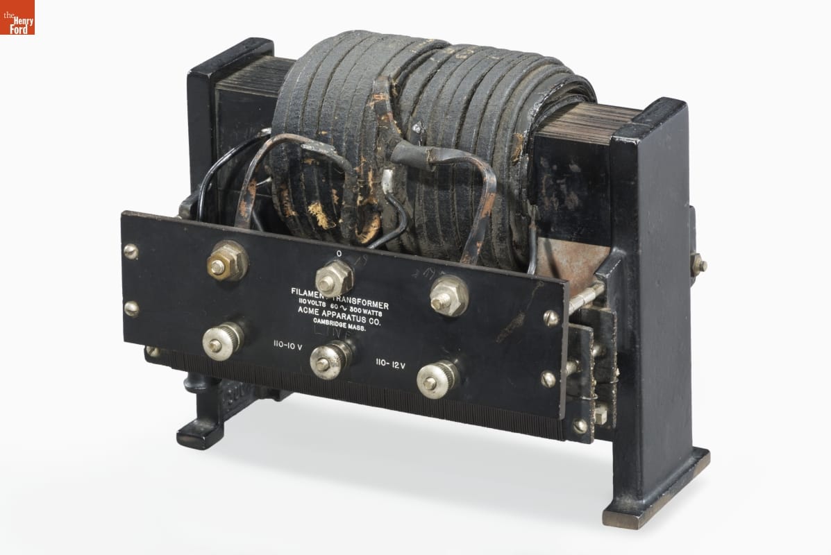 Acme Apparatus Company Filament Transformer, 1920-1925