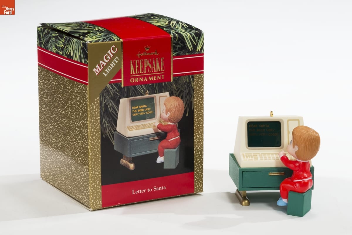 Hallmark "Letter to Santa" Christmas Ornament, 1990