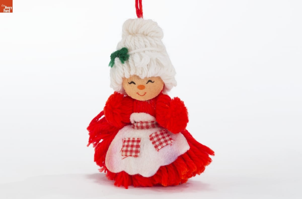 Hallmark "Yarn Ornament: Mrs. Santa" Christmas Ornament, 1975