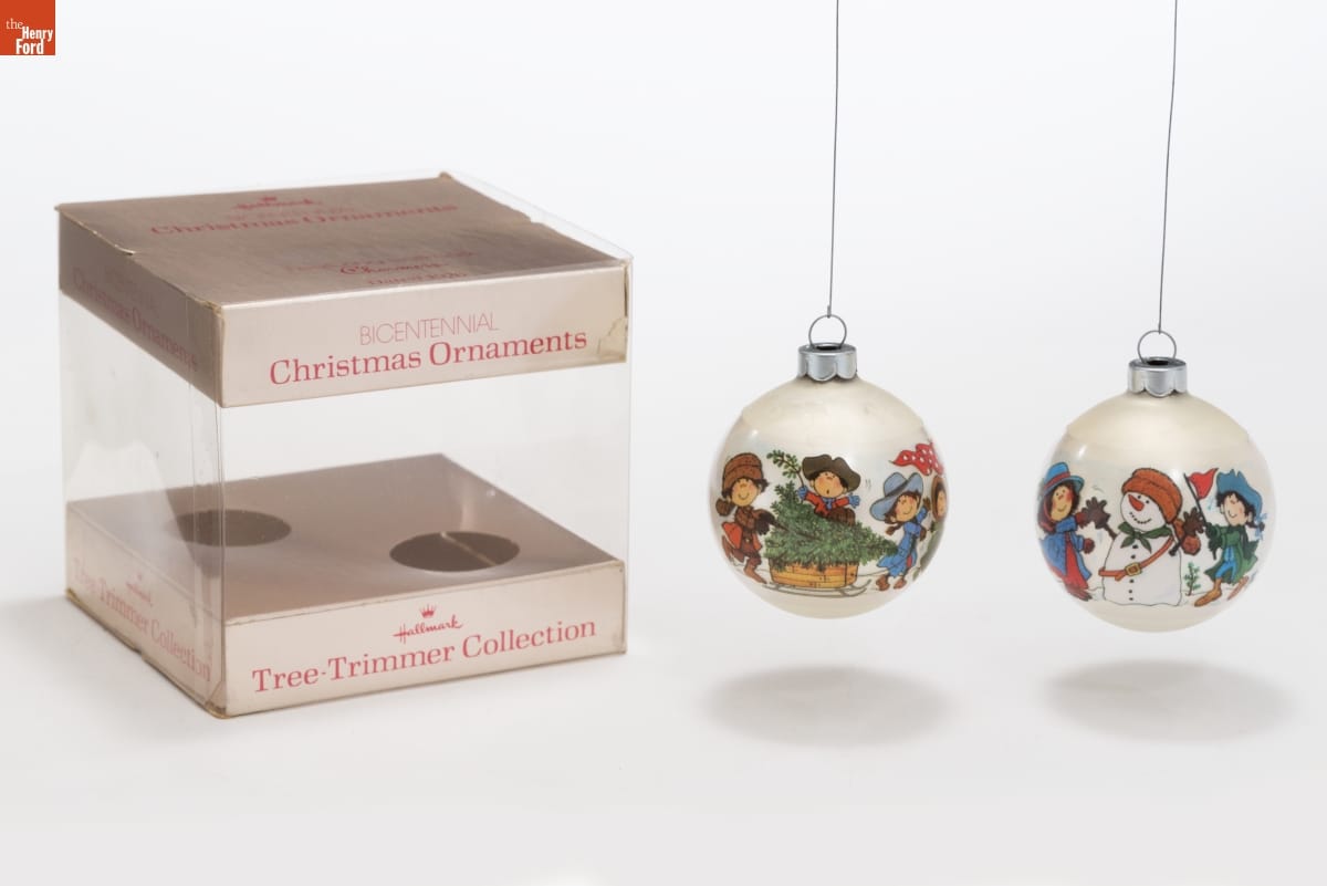 Hallmark "Colonial Children" Christmas Ornaments, 1976