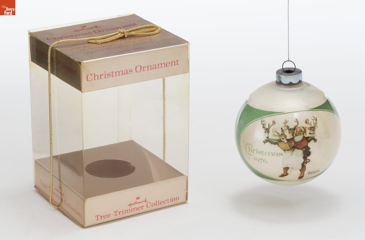 Hallmark "Norman Rockwell" Christmas Ornament, 1976