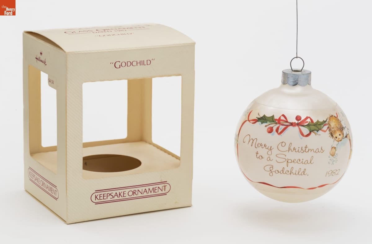 Hallmark "Godchild" Christmas Ornament, 1982
