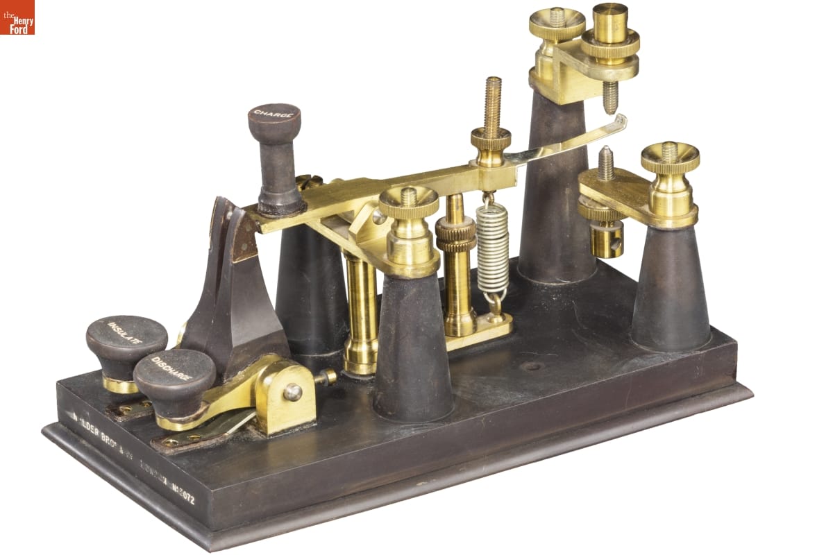 Nalder Brothers & Company Capacity Discharge Key, 1884-1896