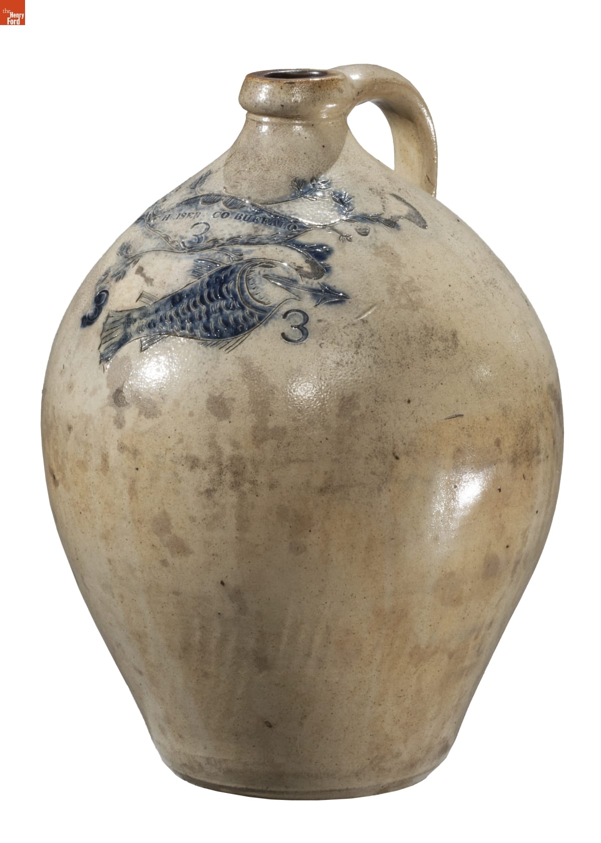 Stoneware Jug, 1830-1850