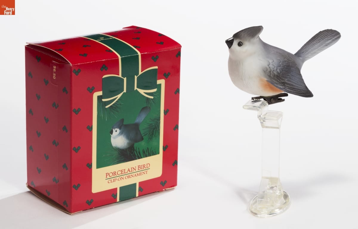 Hallmark "Porcelain Bird" Christmas Ornament, 1985