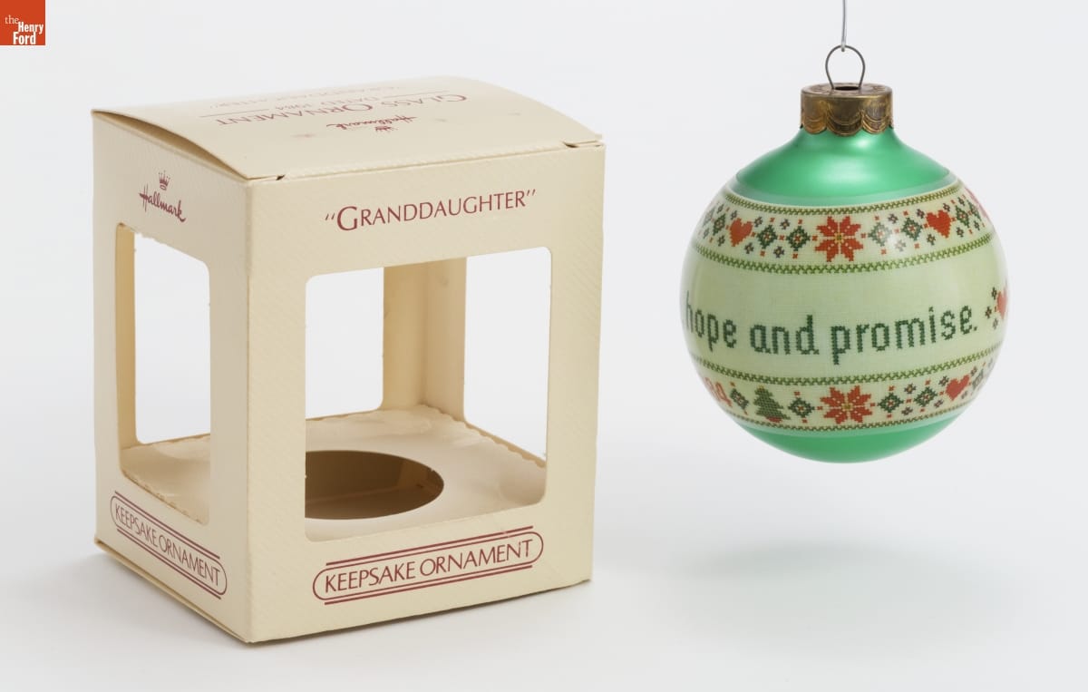 Hallmark "Granddaughter" Christmas Ornament, 1984