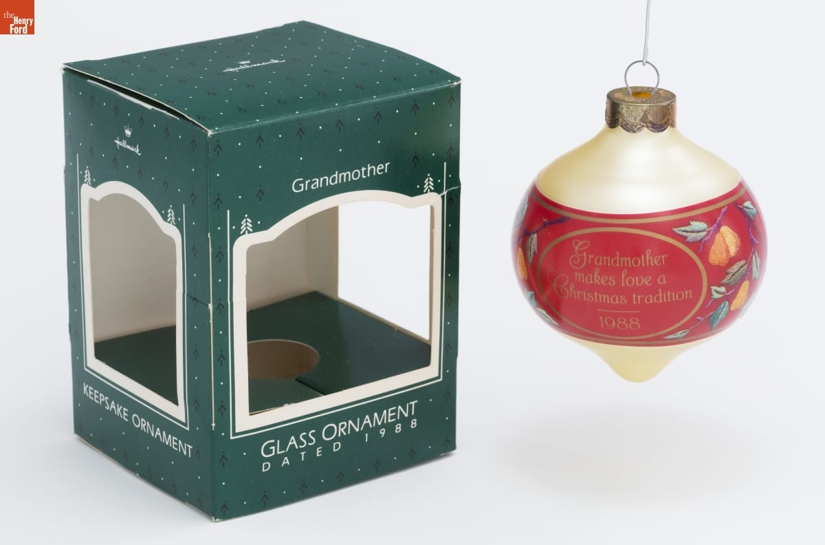 Hallmark "Grandmother" Christmas Ornament, 1988