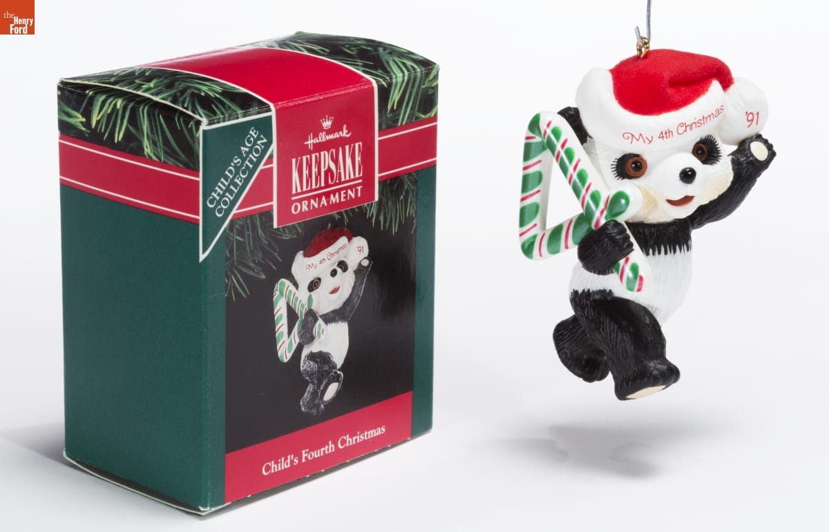 Hallmark "Child's Age Collection: Child's Fourth Christmas" Christmas Ornament, 1991