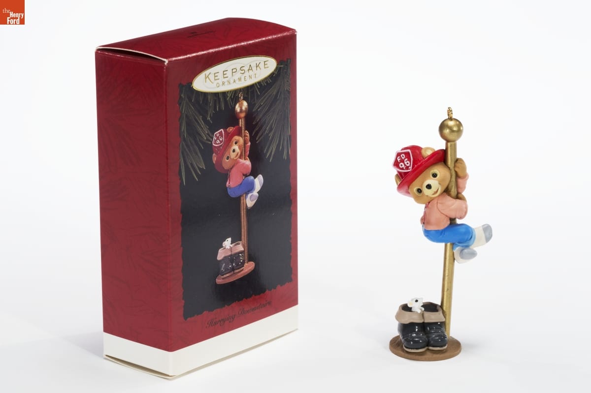 Hallmark "Hurrying Downstairs" Christmas Ornament, 1996