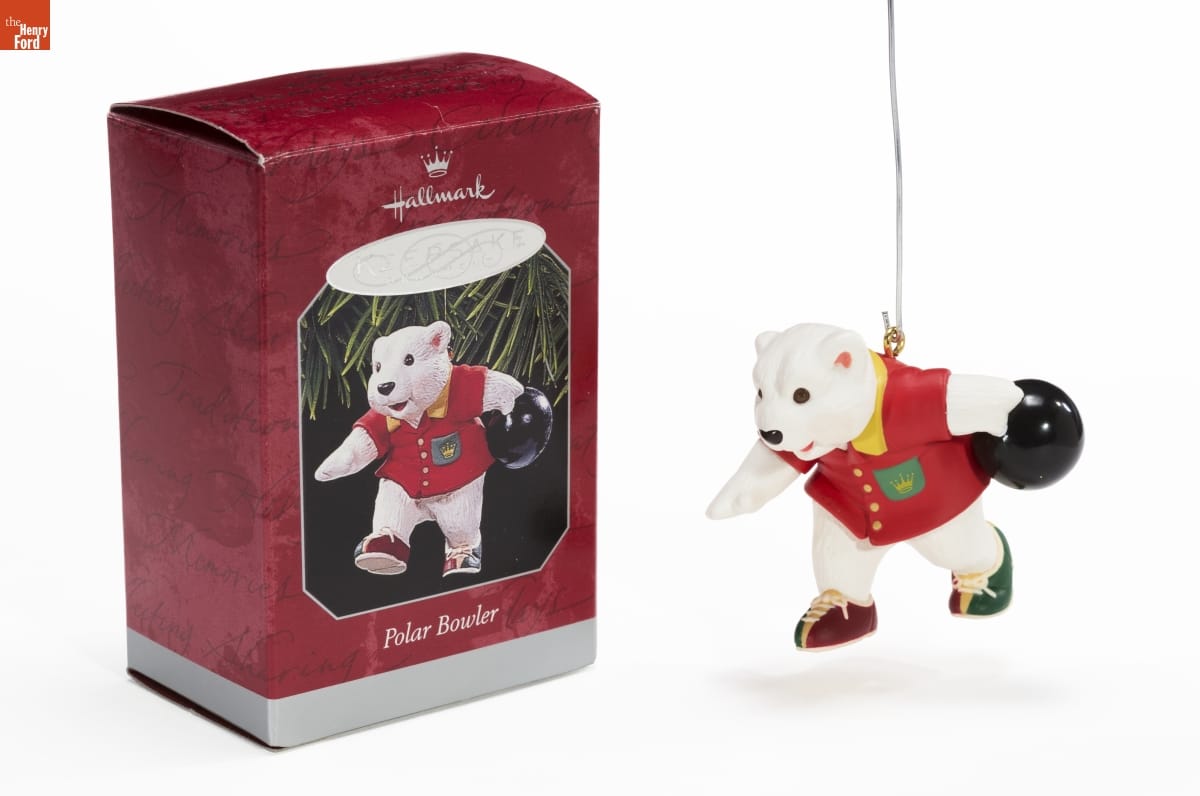 Hallmark "Polar Bowler" Christmas Ornament, 1998