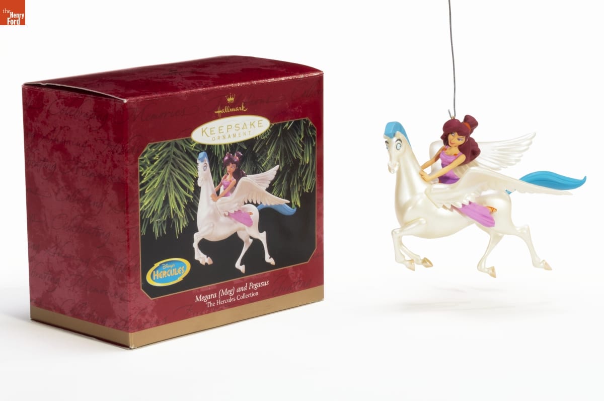 Hallmark "The Hercules Collection: Megara (Meg) and Pegasus" Christmas Ornament, 1997